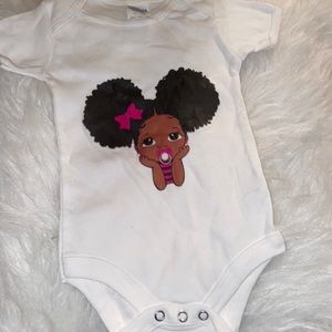 Custom made bodysuit size 3-6 months new